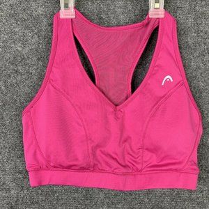 Head Sports Bra Running Yoga Pink Racer Back Women S Removable Bra Pads